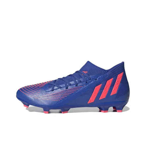 Adidas Predator Edge.3 Soccer Shoes Unisex Low-Top Blue/Red