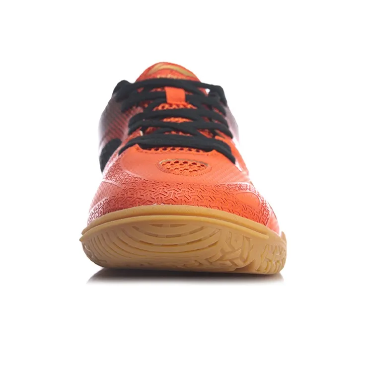 LINING National Team Professional Table Tennis Men's Shoes - Qilin | Red/Black-3