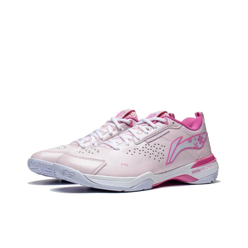 LiNing Blade Pro Anti Slip And Wear Resistant Breathable Low Top Badminton Shoes Unisex Primrose Pink-2