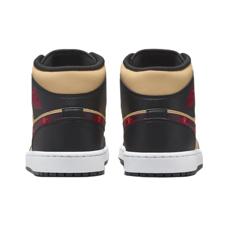 Air Jordan 1 Mid Se 'Tartan Swoosh'-4