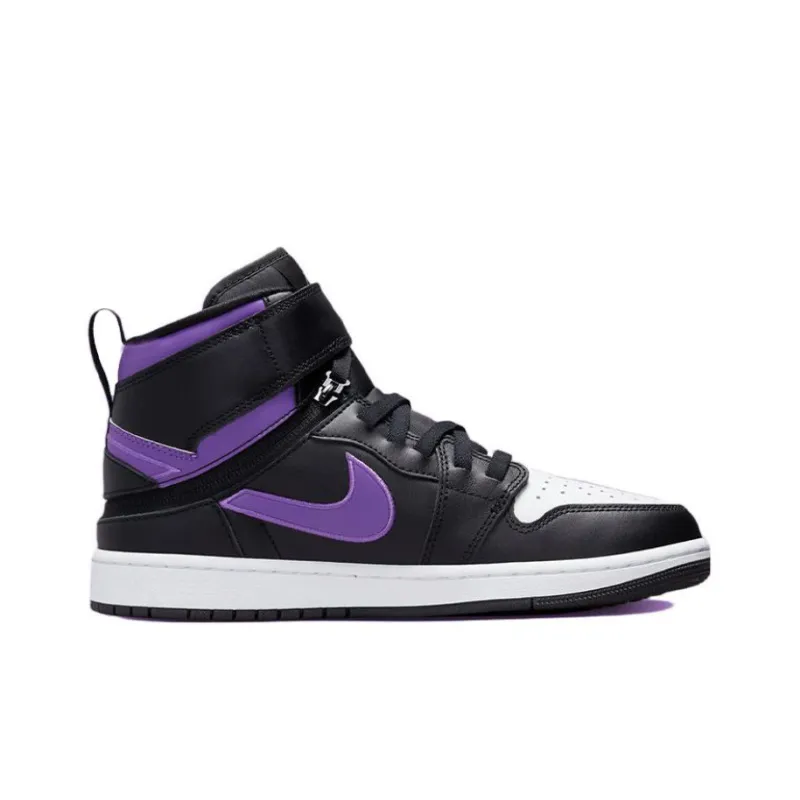Jordan 1 High FlyEase Black Bright Violet-1