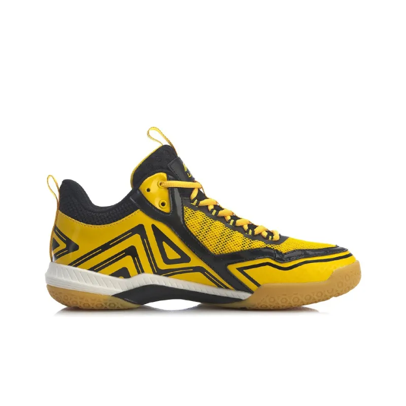 LINING Roar Badminton Shoes Unisex Low Top Black/Yellow-1