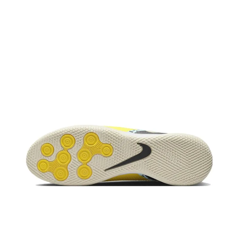 Nike Phantom GT Soccer Shoes Unisex Mid-Top Blue/Yellow-5
