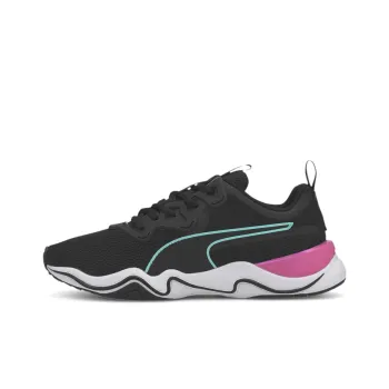 PUMA Zone Xt Running Shoe Black/Pink/Blue Women's