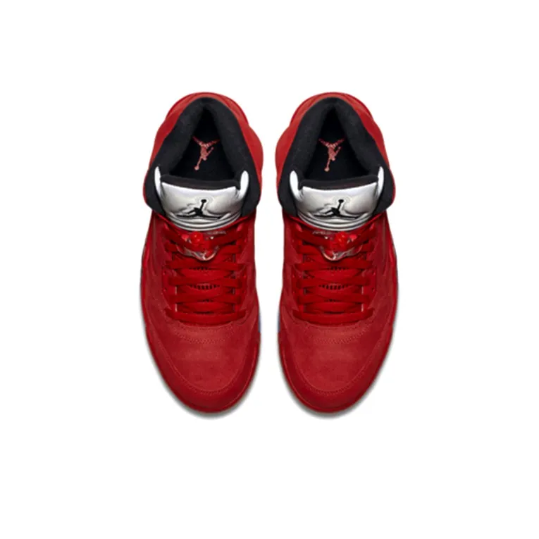 Jordan 5 Retro Red Suede-2