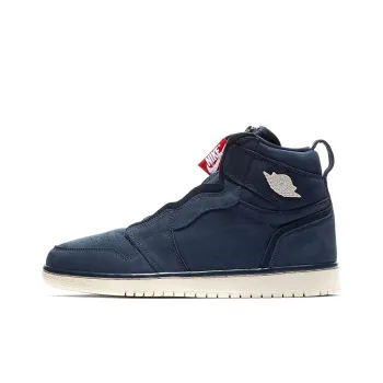 Jordan 1 High Zip Navy Women's