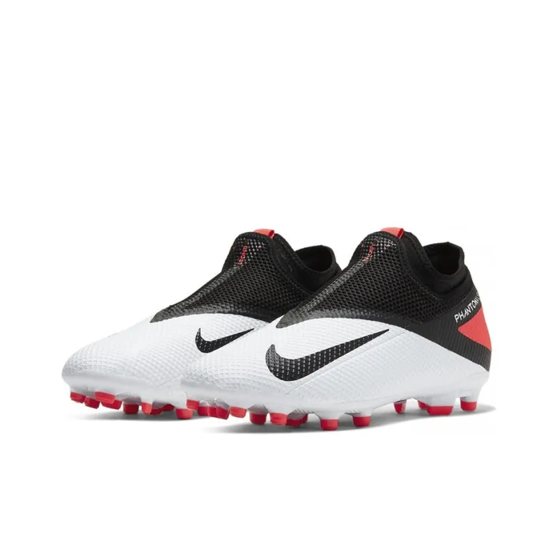 Nike Phantom Vision 2 Academy Df Mg 'White Crimson Black'-2