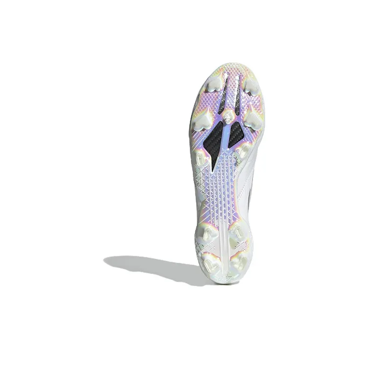 Adidas Adizero F50 4 Leather Fg White Silver Metallic-5