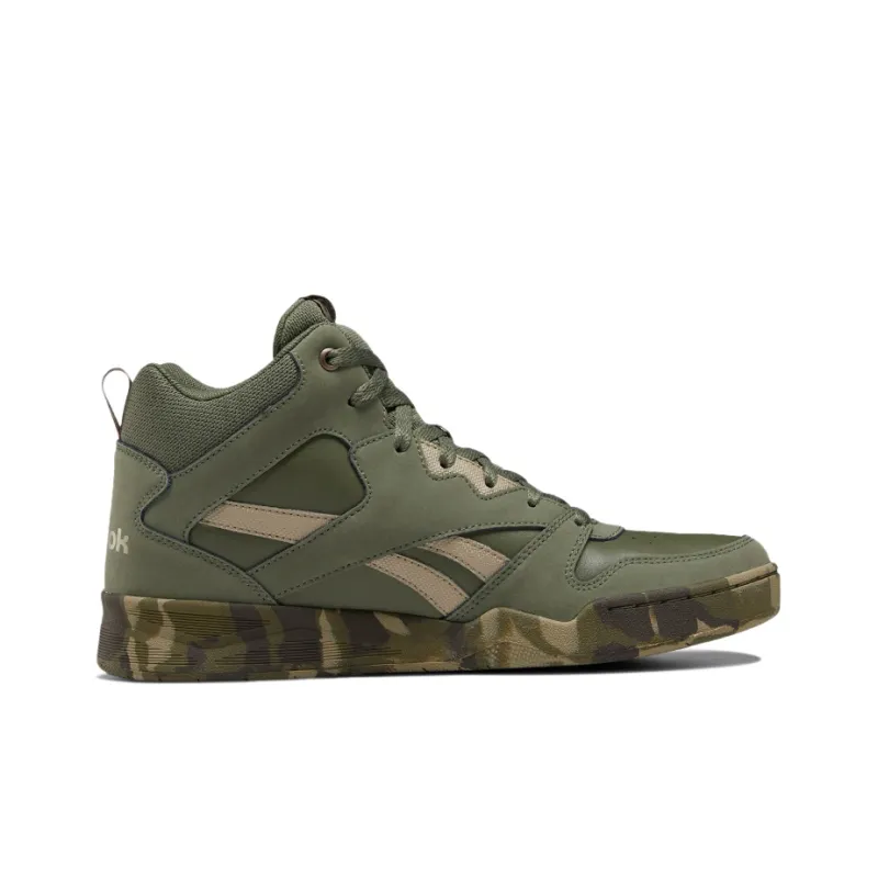 Reebok Royal BB4500 Hi Anti-Slip Wear-Resistant Mid-Top Vintage Basketball Shoes Men's Army Green-1