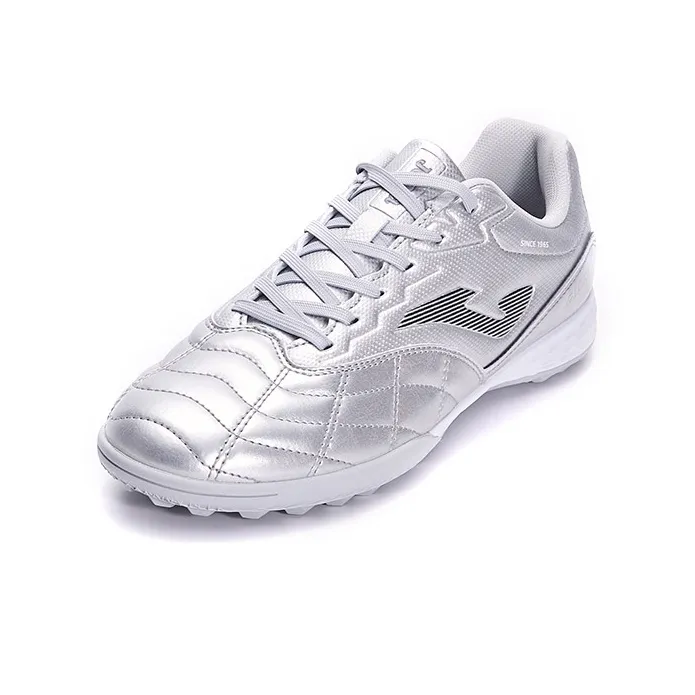 Joma TF Rubber Broken Studs HG Rubber Short Studs Wear Resistant Soccer Shoes Men's Silver-2