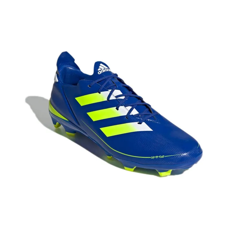 Adidas Gamemode FG Rubber Long Studs Slip Resistant Soccer Shoes Men's Blue Yellow-2