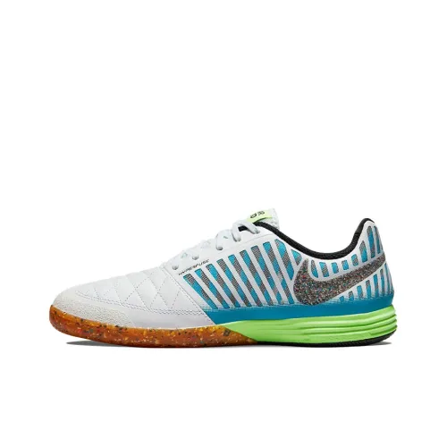 Nike Lunar Gato Soccer Shoes Men Low-Top White/Blue