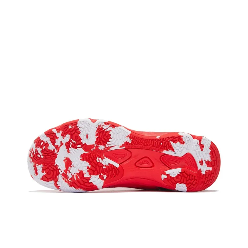 LiNing Ranger6 LITE Cushioned Slip Resistant Abrasion Resistant Low Top Badminton Shoes Unisex Red-6