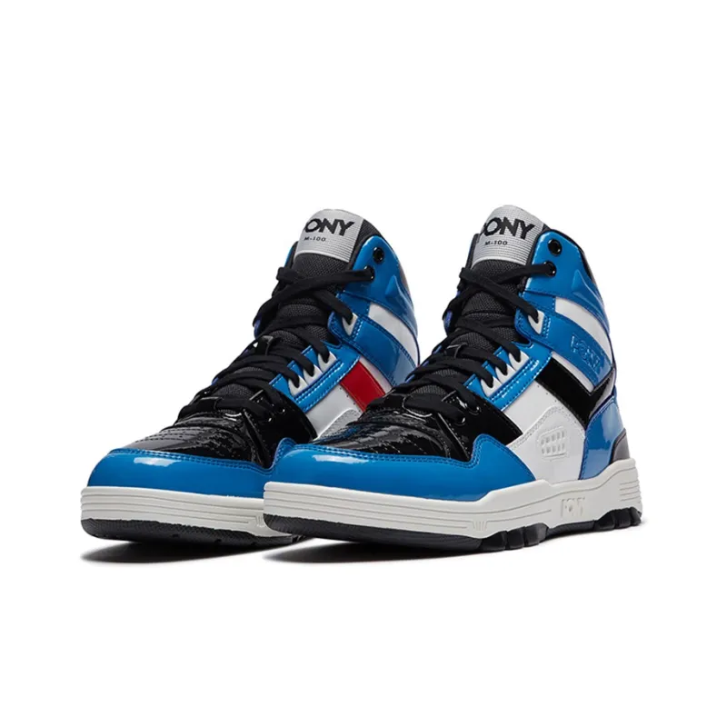Pony M100 High Blue/White-2