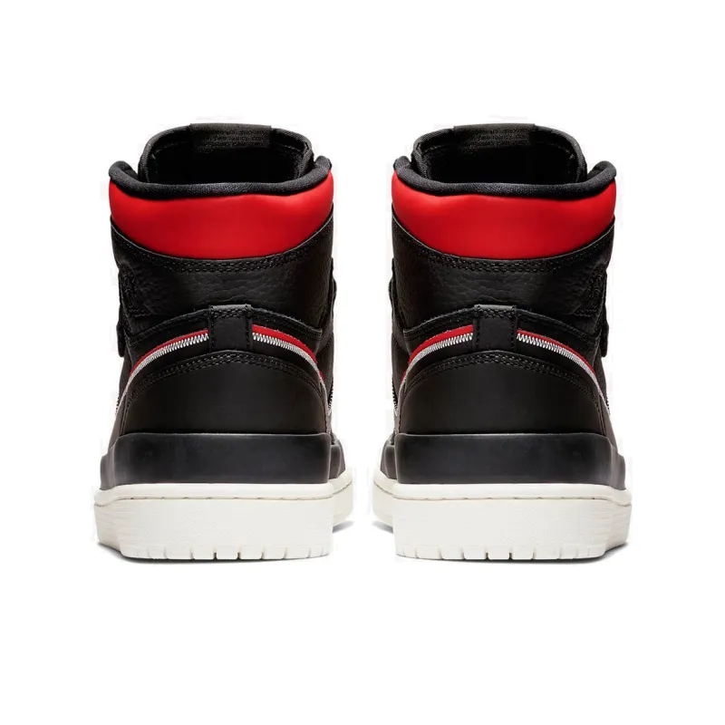 Jordan 1 Retro High Double Strap Black Gym Red-4