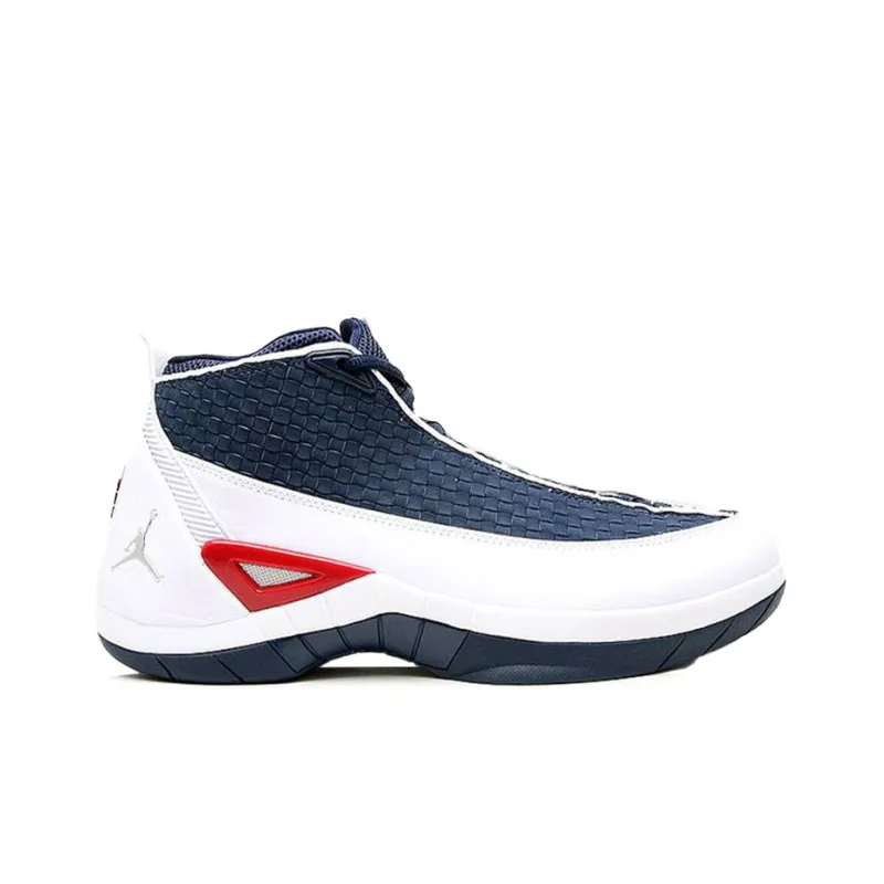 Jordan 15 Se White Navy Red-1