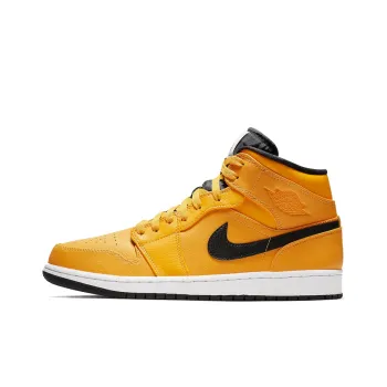 Jordan 1 Mid University Gold Black