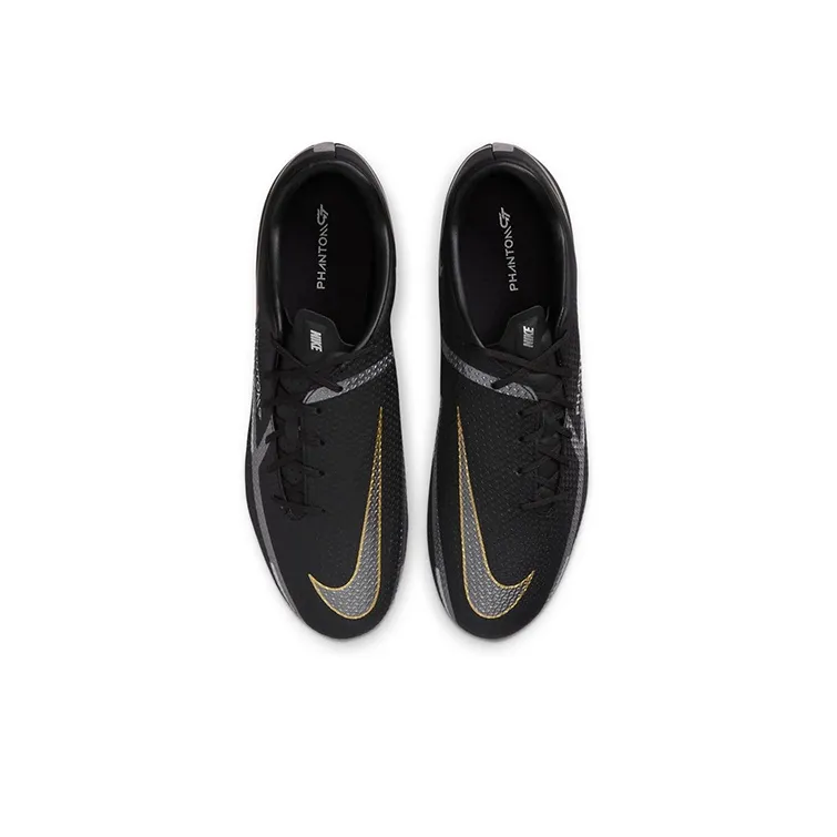 Nike Phantom GT2 Academy Ag 'Black Dark Grey Metallic Gold'-3