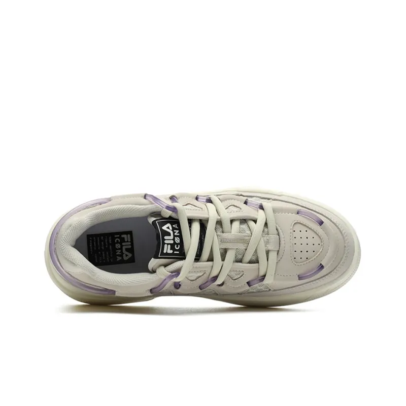 FILA Salto Salto Low Top Vintage Basketball Shoes Women's Oat-3