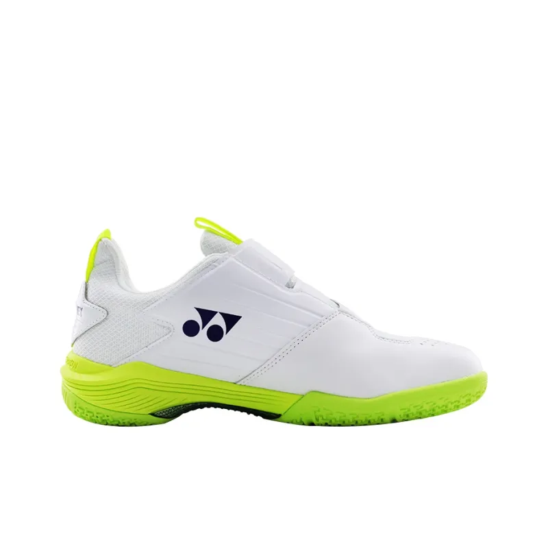 YONEX 88D 2 Badminton Shoes Unisex Low Top White Yellow Green-1