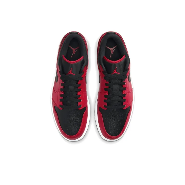 JORDAN 1 Low Reverse Bred Pebbled Swoosh-3