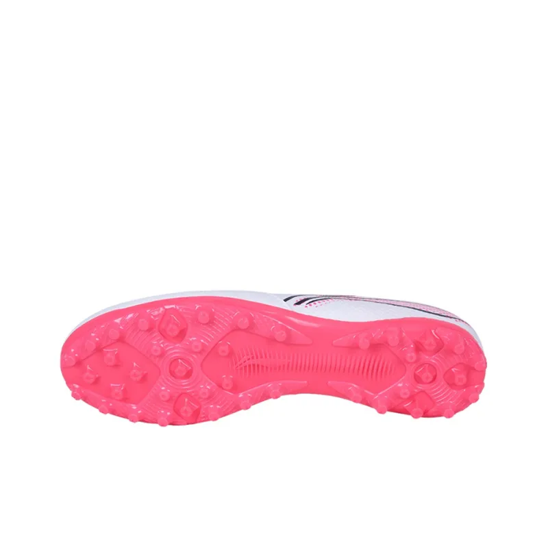 LiNing Shadow Cushioned Anti-Slip And Wear-Resistant Lightweight Soccer Shoes Men's White Red-3