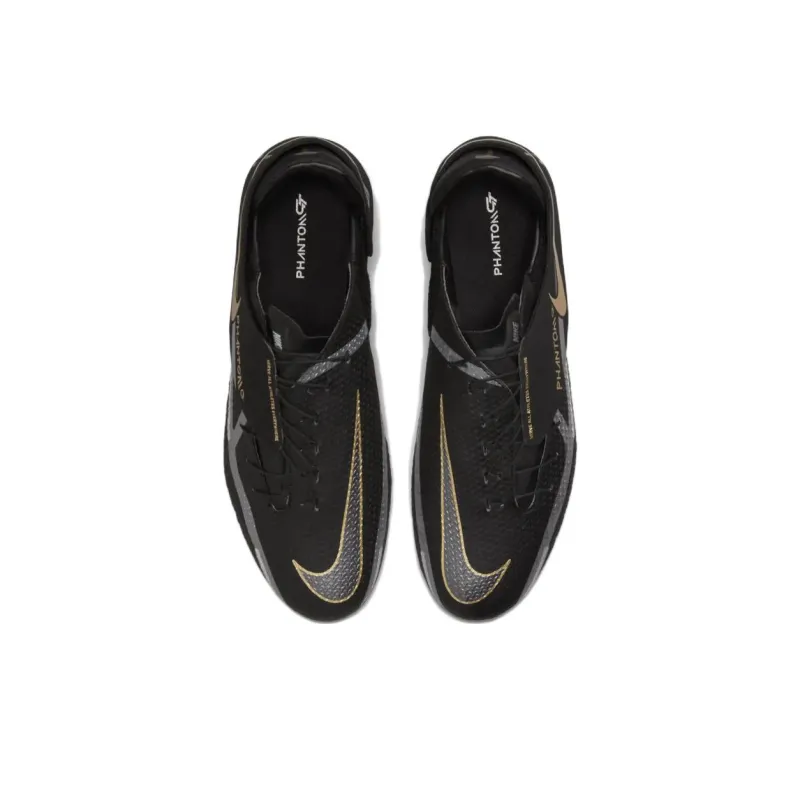 Nike Phantom GT2 Academy FlyEase Mg 'Black Metallic Gold'-3