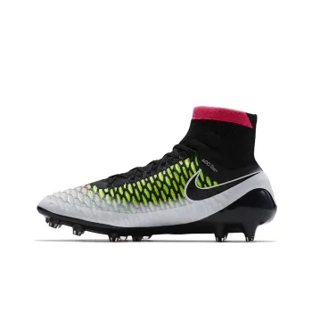 Nike Magista Obra Soccer Shoes Men High-Top White/Black/Green/Red