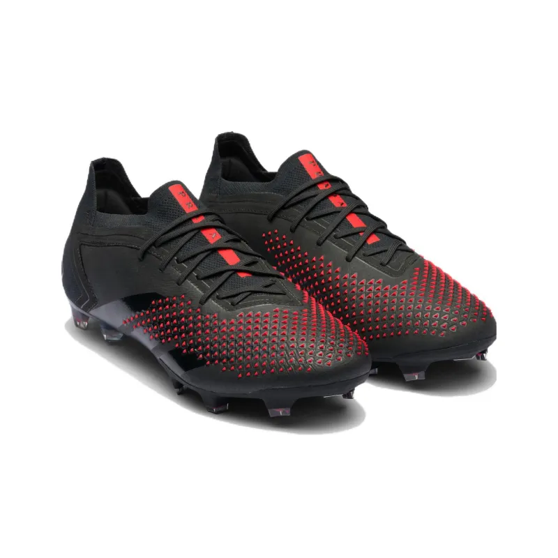 Adidas x PRADA Soccer Shoes Unisex Black Red-1