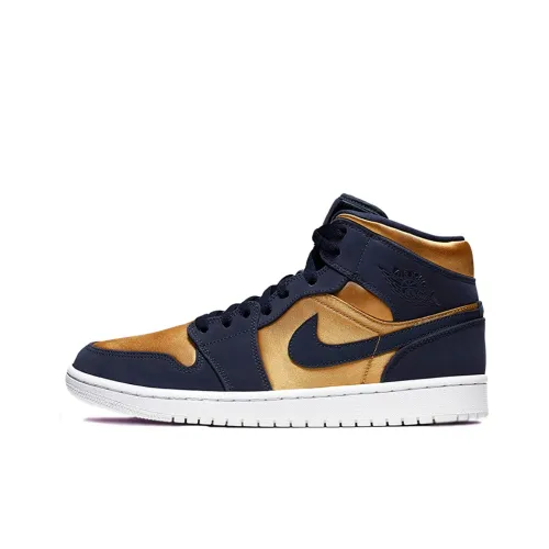 Jordan 1 Mid Obsidian Desert Ochre