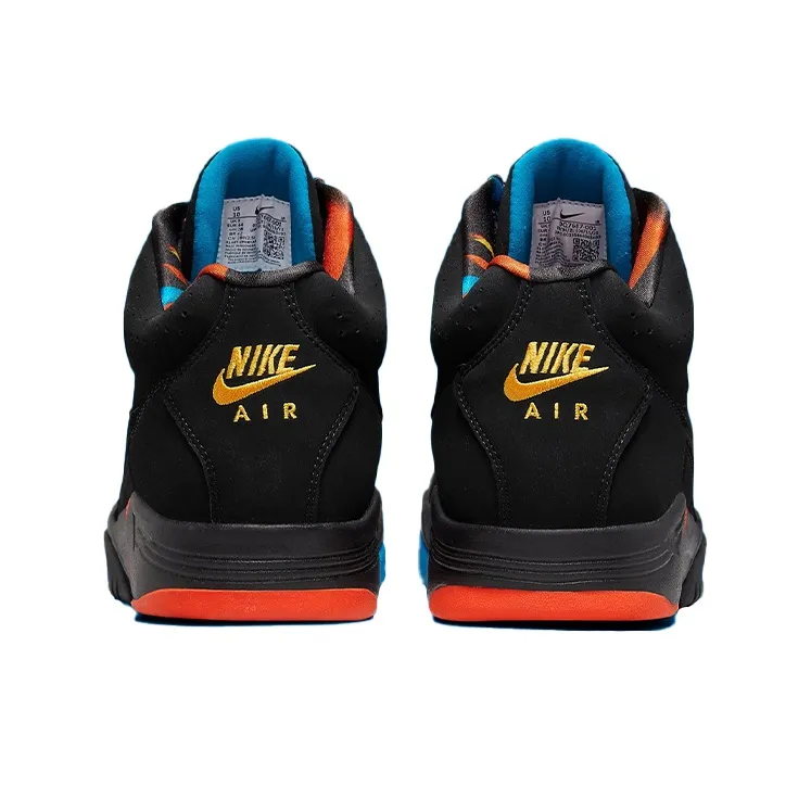 Nike Air Flight Lite Ii Mid Black Team Orange-4