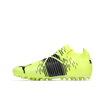 Puma MG Low Top Soccer Cleats/Football Boots Fluorescent Green Black