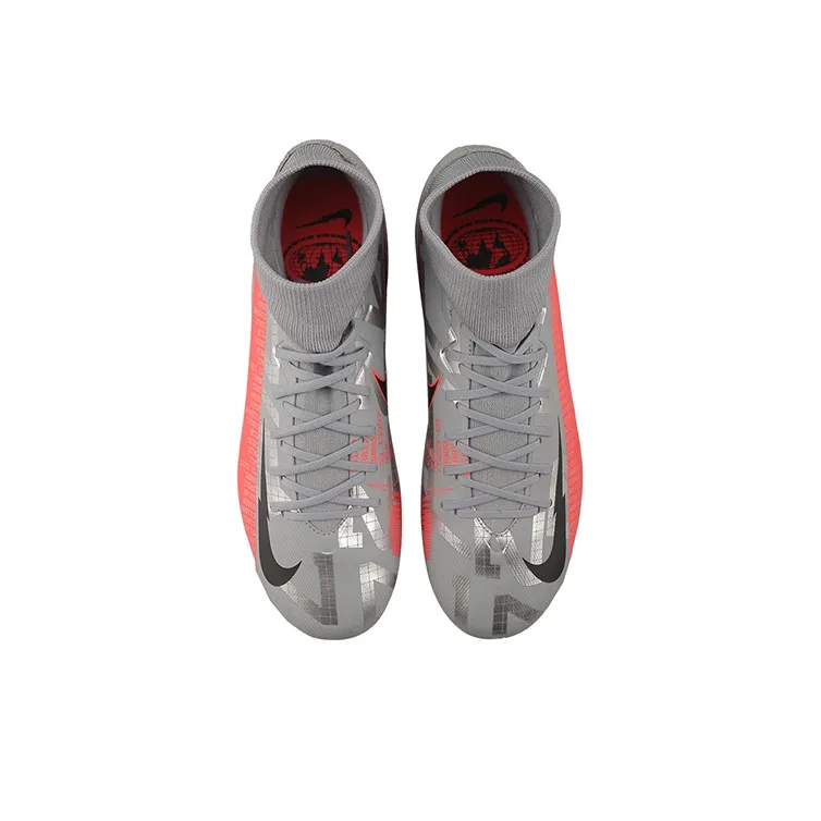 Nike Mercurial Superfly 7 Ag Artificial Grass 'Gray Silver Pink'-3