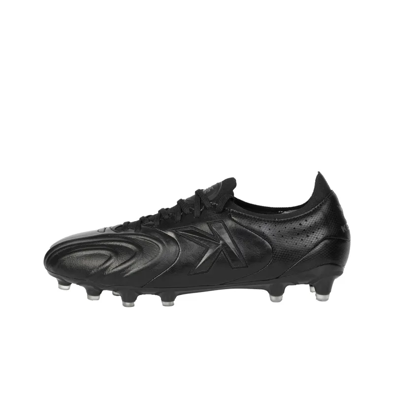 KELME Holy Grail Series FG Firm Ground Slip Resistant, Abrasion Resistant, Breathable Soccer Shoes Unisex Black-0