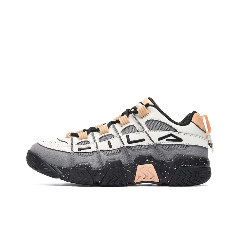 FILA Barricade Retro Black/White/Grey Women's-0