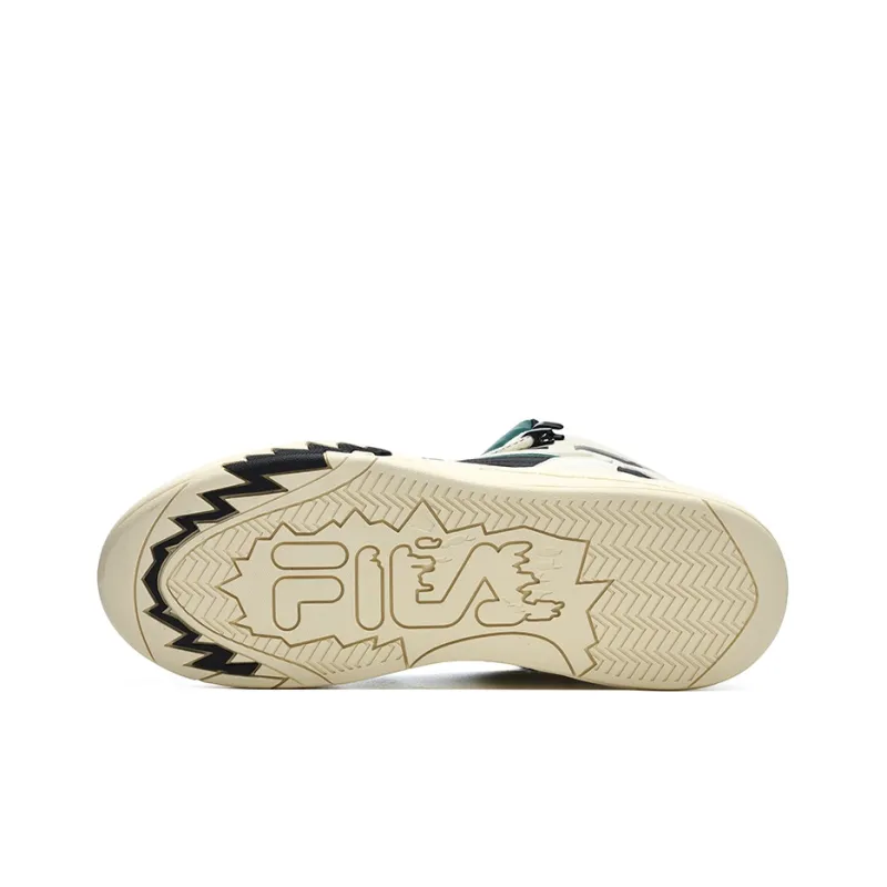 FILA FUSION Desperado Vintage Basketball Shoes 'White Green Black'-5