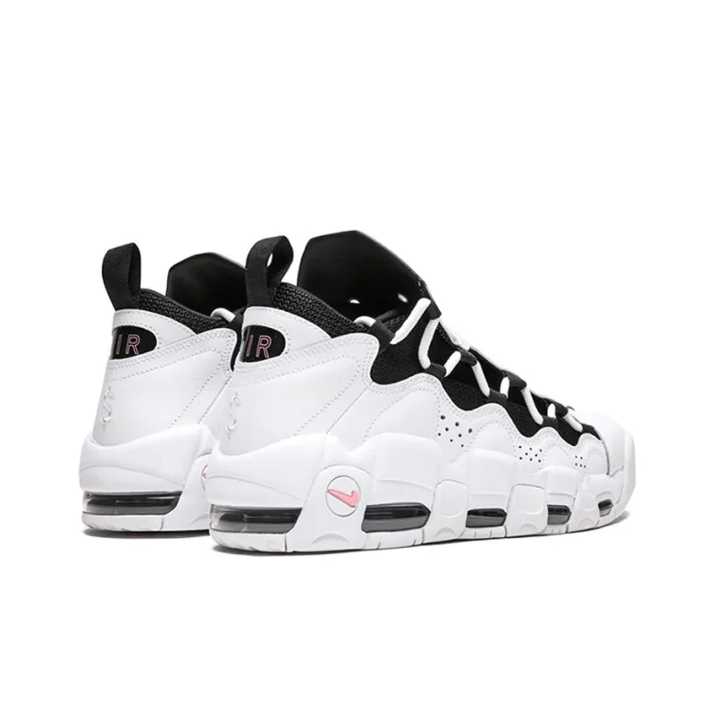 Nike Air More Money White Black Coral Chalk-3