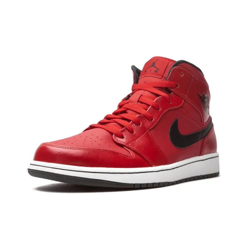 Jordan 1 Mid Gym Red Black Patent-2