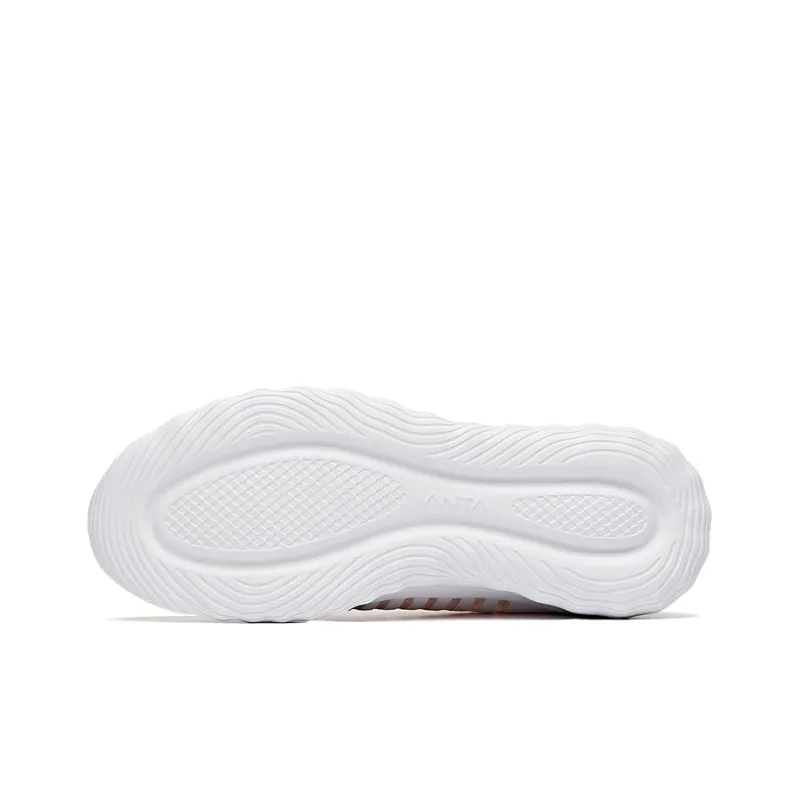 ANTA Training Shoes Women's Low Top ANTA White/Fluorescent Sunset Orange-4