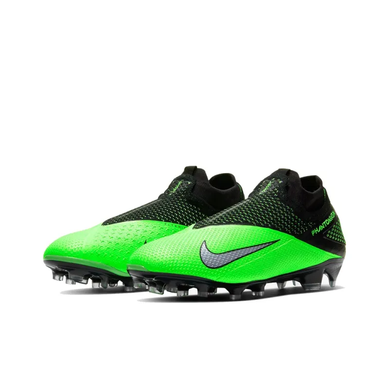 Nike Phantom Vision 2 Elite Dynamic Fit Fg Black Green Strike-2