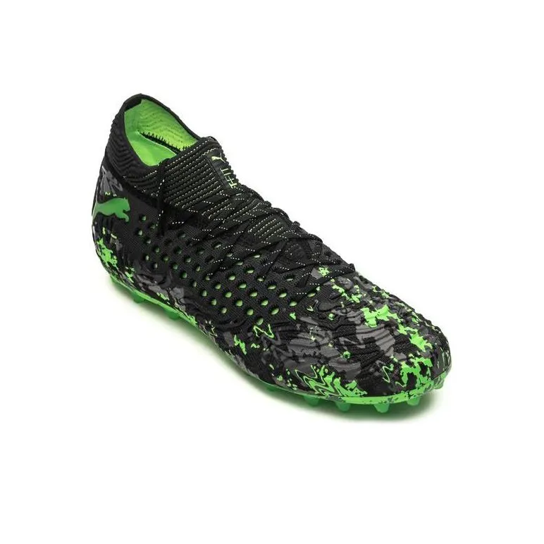 Puma Future 19.1 Netfit FG AG Jr 'Black Green Gecko'-2
