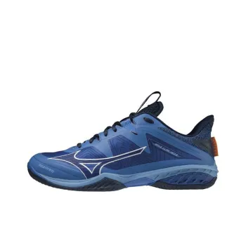 Mizuno Wave Claw Badminton Shoes Unisex Low Top Blue/Black