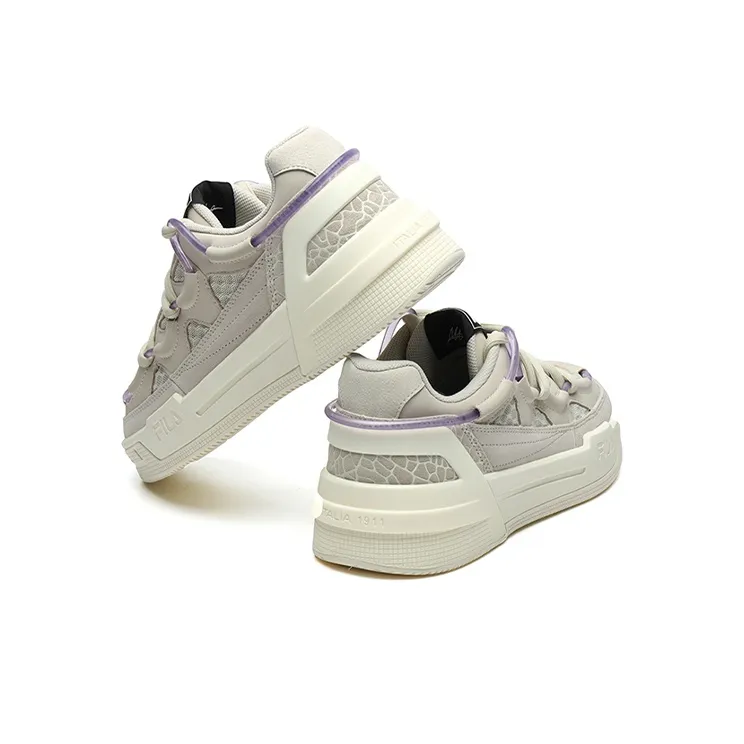 FILA Salto Salto Low Top Vintage Basketball Shoes Women's Oat-4