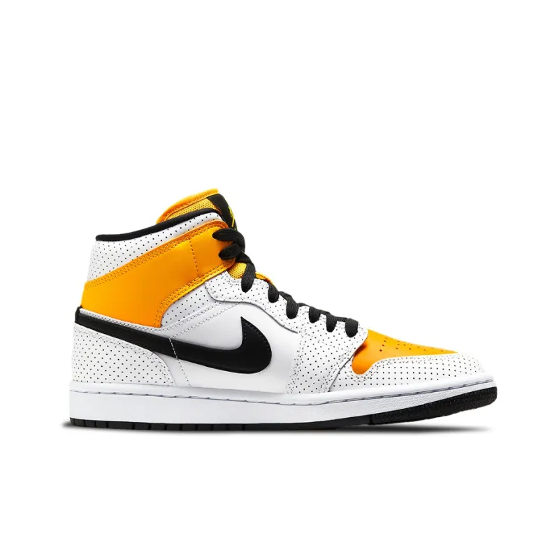 Jordan 1 Mid Laser Orange Women's-1