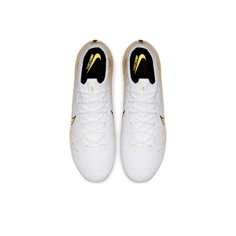 Nike Vapor 12 Elite Se Fg White Metallic Gold-2