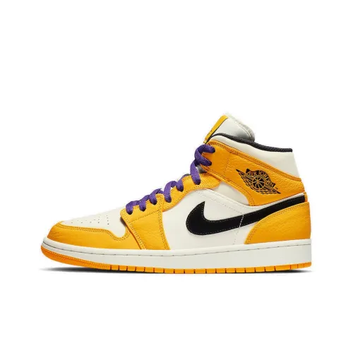 Jordan 1 Mid SE Lakers