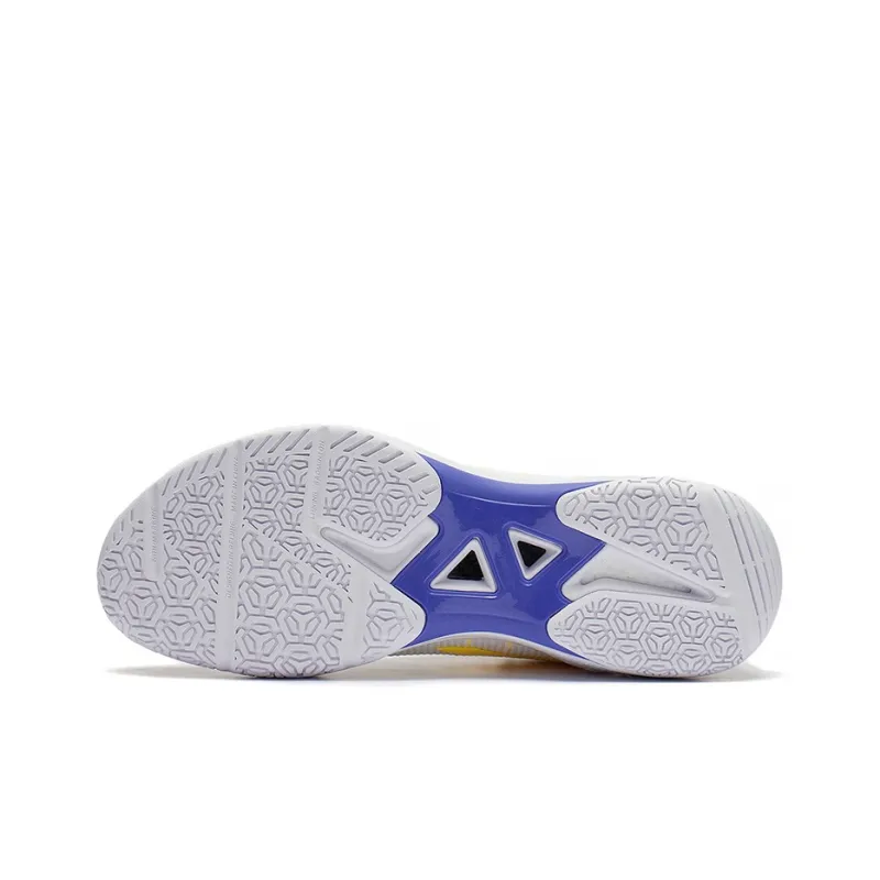 LiNing Thunder Series Anti-Slip Wear-Resistant Low-Top Badminton Shoes Unisex Standard White-6