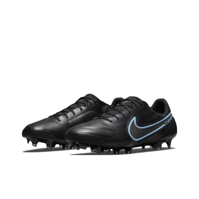 Nike Tiempo Legend 9 Elite Fg Black University Blue-2