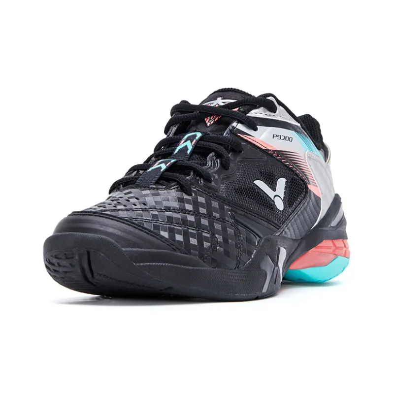 VICTOR Tamp Cushioning Anti Slip And Wear Resistant Breathable Coverage Support Low Top Badminton Shoes Unisex Black-2