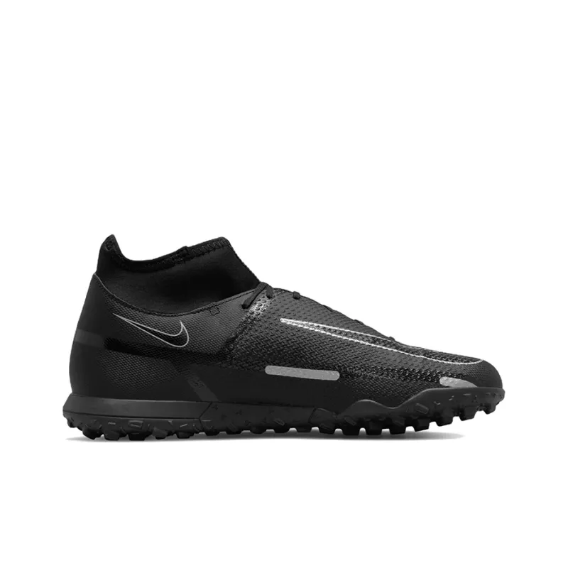 Nike Phantom GT Soccer Shoes Men Mid-Top Black/Silver-1